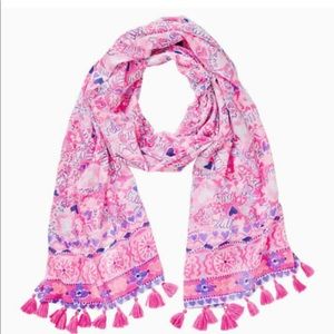 Lilly Pulitzer Resort Prosecco Pink Lilac Scarf